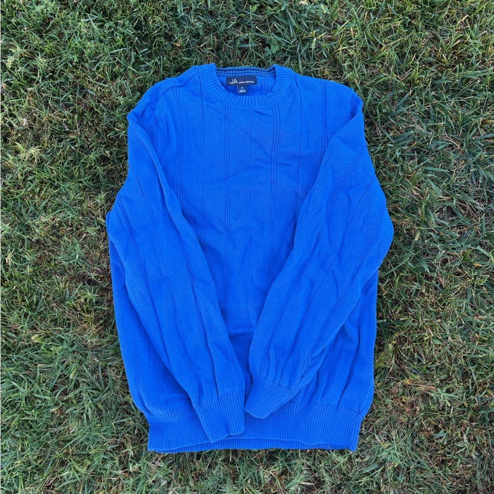 John Ashford Vibrant Blue Crewneck Sweater